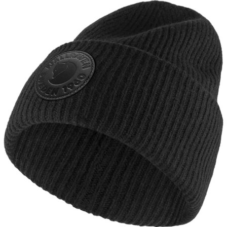 Fjällräven Men's 1960 Logo Hat Black Edition in Black/Black, Wolle