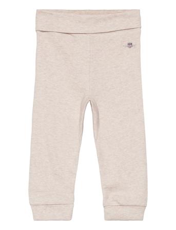 Shield Leggings Joggebukser Pysjbukser Beige GANT*Betinget Tilbud