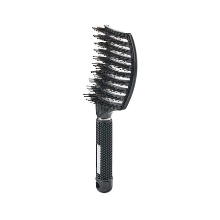 Yuaia Haircare Curved Paddle Brush Sort, Hår, Hårbørster, Øvrige