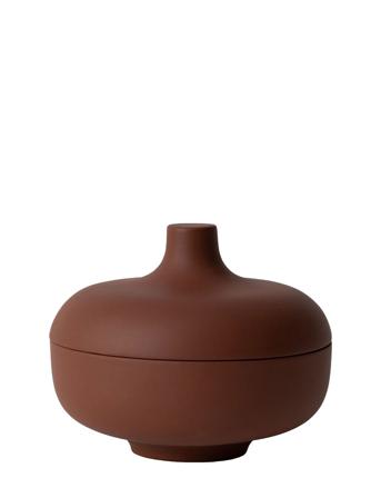 Sand Medium Bowl W Lid Home Tableware Bowls Serving Bowls Brun Design House Stockholm
