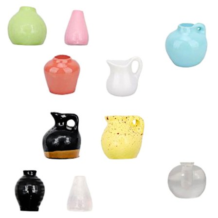 10st Magnetiska Små Behållare Kylskåpsmagneter Permanent Självhäftande Heminredning Planerare