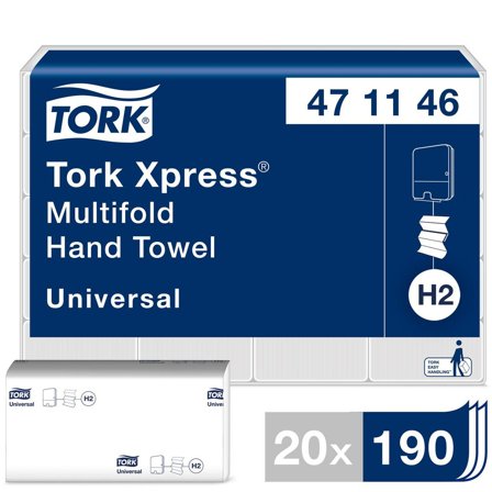TORK Pappershandduk Advanced Xpress Universal H2 3800/fp - Lyreco - Städ och hygien - Toalettpapper och torkpapper - Pappershanddukar