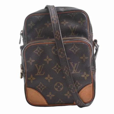 Louis Vuitton Vintage Pre-owned Polyester louis-vuitton-Tass , Bruin , unisex , Maat: ONE Size Vintage Tassen