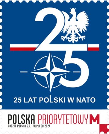 Polen - NATO 25 års medlemsskab - Postfrisk frimærke