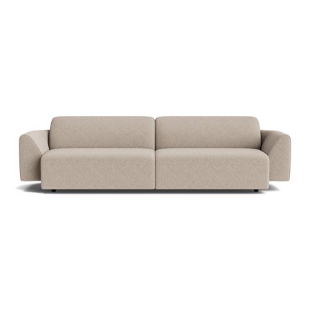 Saturday 3-Sitzer-Sofa in Boston Beige, modernes Design für maximalen Komfort, hochwertige Polsterung, 80cm Tiefe, zeitloser und eleganter Stil.