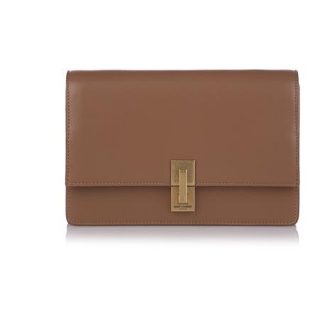 Saint Laurent Vintage, Pre - Owned Crossbody Bag Bruin, Dames, Maat:ONE Size