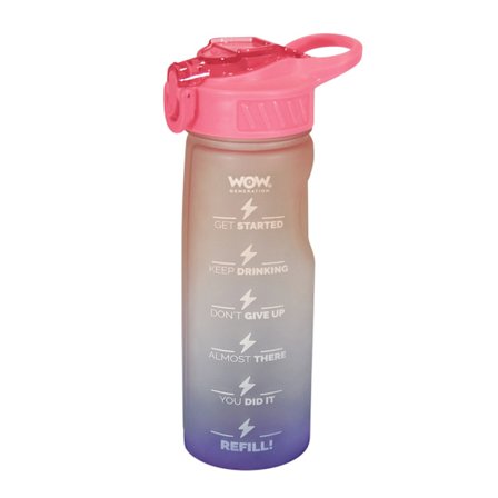 WOW Generation Vattenflaska Motivationsflaska 500 ml