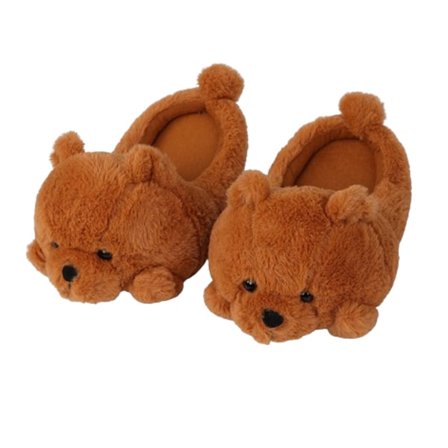 Teddy Bear Sød Plys Dyre Tøfler Sko Indendørs Hjem Soveværelse Tøfler