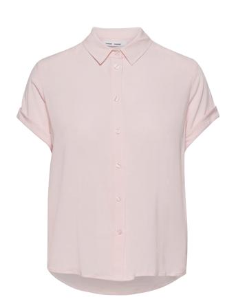 Majan Ss Shirt 9942 Kortärmad Skjorta Rosa Samsøe Samsøe
