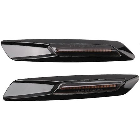 2 stk. Katteblinklys LED Bil Dynamisk Side Markør Blinklys Signal Lampe for-BMW E60 E61 E81
