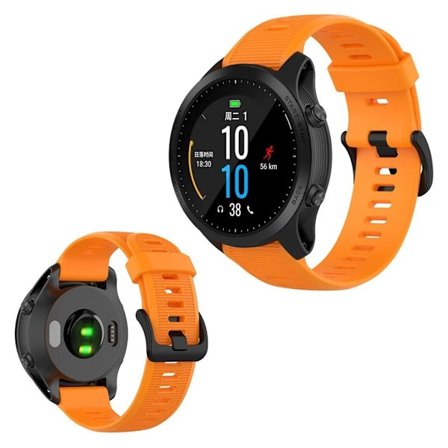 Garmin Forerunner 945 / Fenix 5 Plus / Approach S60 klockarmband i silikon - Orange
