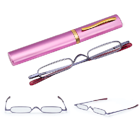 Læsebriller med praktisk opbevaringsæske (Styrke +1.0 - +4.0)