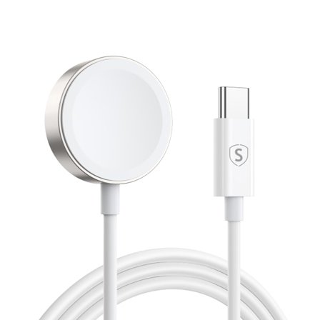 SiGN Magnetisk USB-C Laddare för Apple Watch 2.5W 1.2m - Vit
