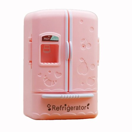 Dockskåp Miniatyrkylskåp med dubbeldörr 1 1