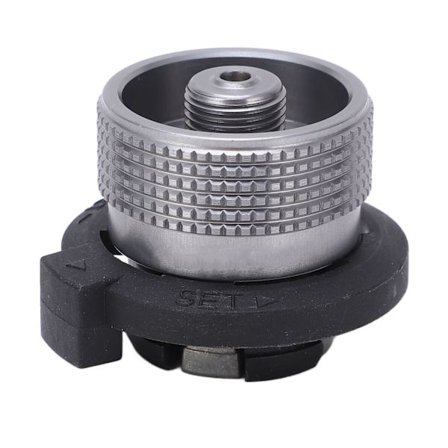 Butanadapter Gängad Ram Integral IPB Låsning Camping Gasolkök Butanmunstycksadapter Konverterare för Camping