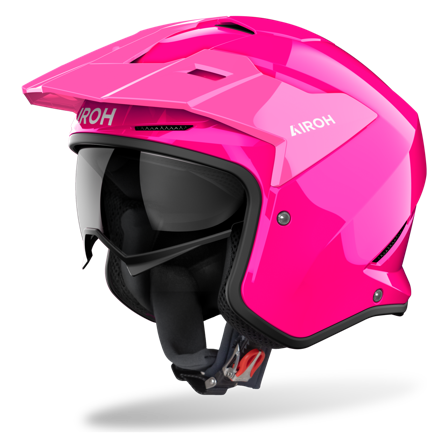 Airoh Kombakt Öppen Hjälm Rosa Glansig XS