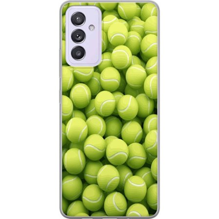 Kompatibel Mobilcover til Samsung Samsung Galaxy A82 5G Mønster af grønne tennisbolde i høj detalje, sporty motiv med gentagende tekstur og stærke