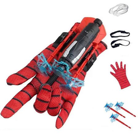 Hämähäkkimies Hämähäkinseitti-laukaisin, Supersankari, Silkkiä sylkevät käsineet, Lasten lelut (LGL)