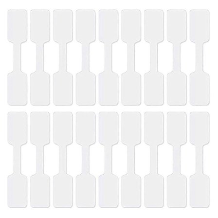 100 st Självhäftande kabelmärken Skrivbara trådetiketter Återanvändbara trådetiketter[D]