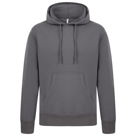 Casual Classics Herr Ringspun Bomullshoodie XXL Kolgrå