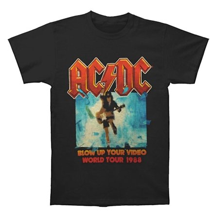 ACDC spränger upp din videosvart t-shirt