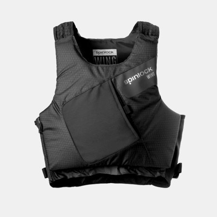 Jachtařská vesta pro děti Spinlock Wing Black Graphite, X-Small (25 - 40 kg)