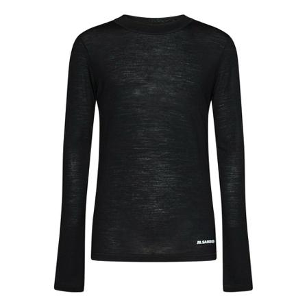 Jil Sander T-Shirts Sort, Herre Strik