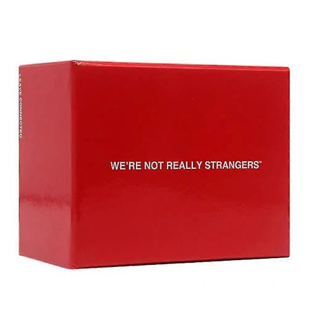 We're Not Really Strangers Kortspel - Interaktivt Kortspel för Vuxna och Isbrytare