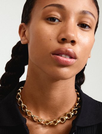 Pilgrim Dune Recycled Necklace - Gold - ONE SIZE