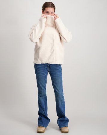 LMTD NLFBETTY LS SHORT JACKET Beige Vestes Fille - Kids Brand Store