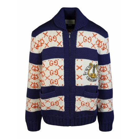 Gucci Gucci Wool Sweater Hvid, Herre