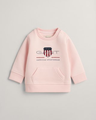 GANT - Archive Shield collegegenser til baby chrystal pink