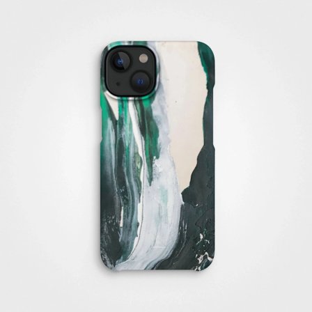 Kompostierbare Handyhülle aus Pflanzen hergestellt, Grüne Farbe, iPhone 13 Mini