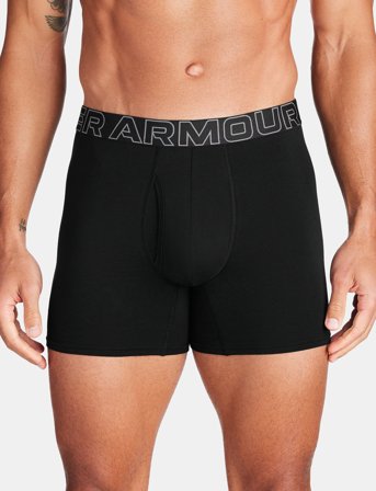 Under Armour Ua Performance Cotton - Solid 6" 3Pk - Black - M