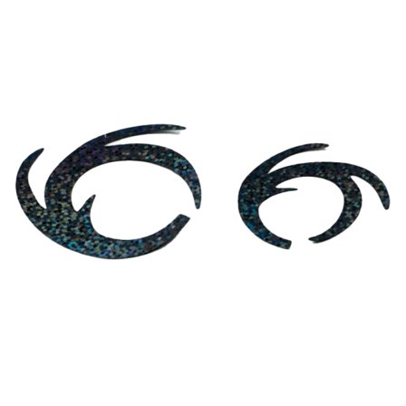 Dragon Tails M - Holographic Black