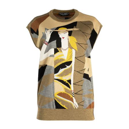 Dolce & Gabbana, Knitwear Brązowy, Kobieta, Rozmiar: S