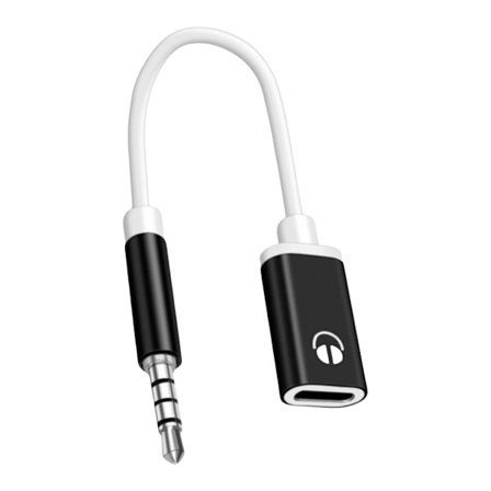 3,5 mm:n uros-tyyppi C naaras -kuulokeliitäntäsovitin USB C - Aux-äänikaapeli{yh}