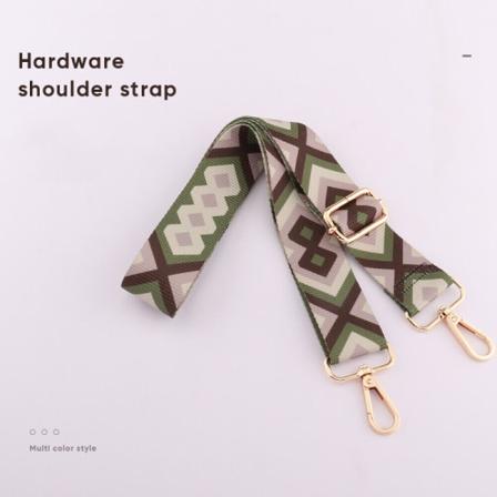 Bred axelväska rem crossbody justerbart bälte ersättning handväska handtag Green