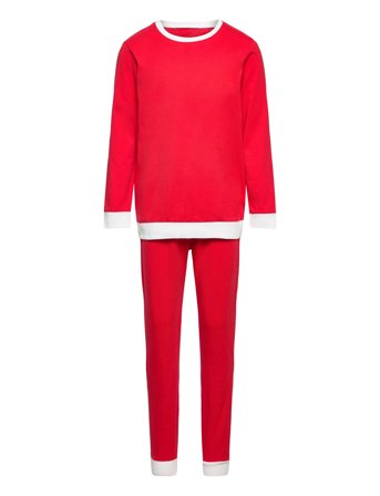 Pajama Christmas Santa Gingerb Pyjamas Sett Rød Lindex*Betinget Tilbud