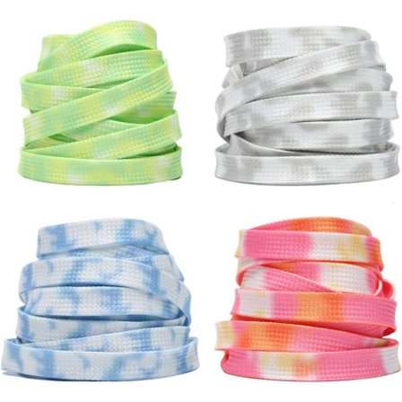 4 par (120 cm) holdbare flade snørebånd til sportssko