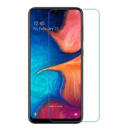 0.3mm skærmbeskyttelse i hærdet glas til Samsung Galaxy A20s