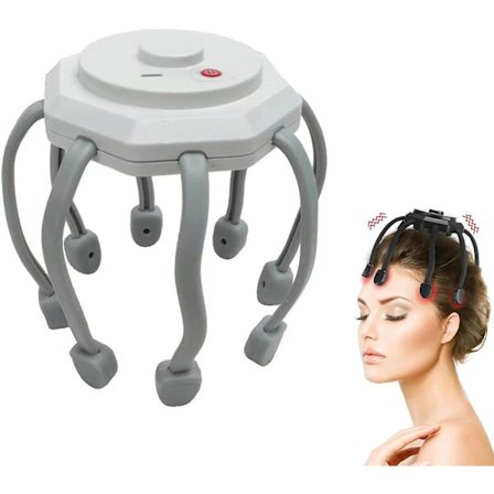 Ultra Scalp Massager, Elektrisk Octopus Scalp Massager Med 3 Lägen, 36
