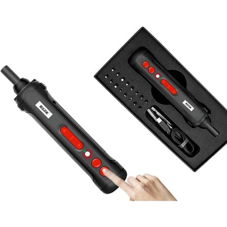 19-delt Mini Elektrisk Skruetrækker Sæt Ledningsfri 2000mah