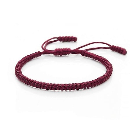 Käsintehty Tiibetiläinen Buddhalainen Monivärinen Onnen Solmu Köysi Rannekoru Naiset Säädettävä Charmi Rannekorut ja Rannekorut Miehille Vintage Korut