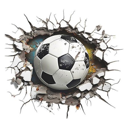 B Fotball Veggklistremerker Barneromsdekorasjon Tenåringsgutteromsdekorasjon 3D Fotball Plakat Veggmaleri Klistremerker Dekaler