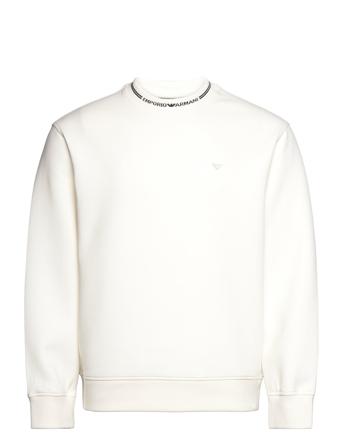 Felpa Sweat-shirt Genser Hvit Emporio Armani*Betinget Tilbud