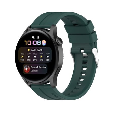 Silikonarmband Huawei Watch 3/3 Pro Grön