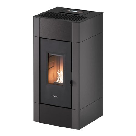 Stufa a pellet CADEL Cristal 9 ad aria 8,5 kW - WiFi ANTRACITE