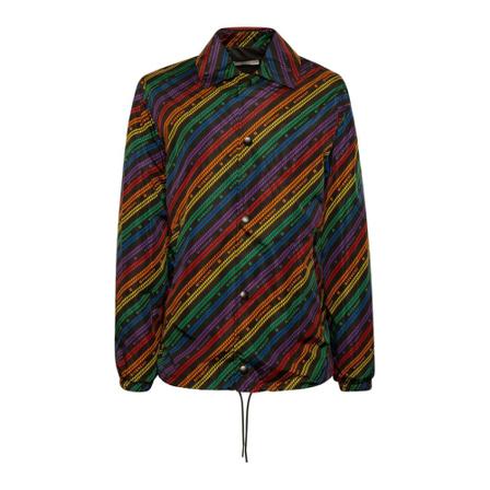 Givenchy Rainbow Chain Nylon Jacka svart, Herr, Herr, Storlek: M