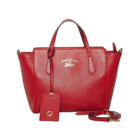 Gucci Vintage, Pre-owned Handbags Rood, Dames, Maat:ONE Size,leer